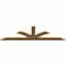 Ekena Millwork Richland Smooth Timber Gable Bracket, Western Red Cedar, 96"W x 28"H x 1 1/2"D x 5 1/2"F, 7/12 Pitch GBW096X28X0206RIC00SWR - alternate 5